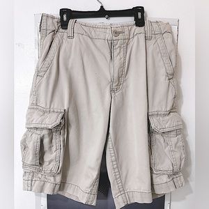 Aeropostale kaki cargo shorts size 29